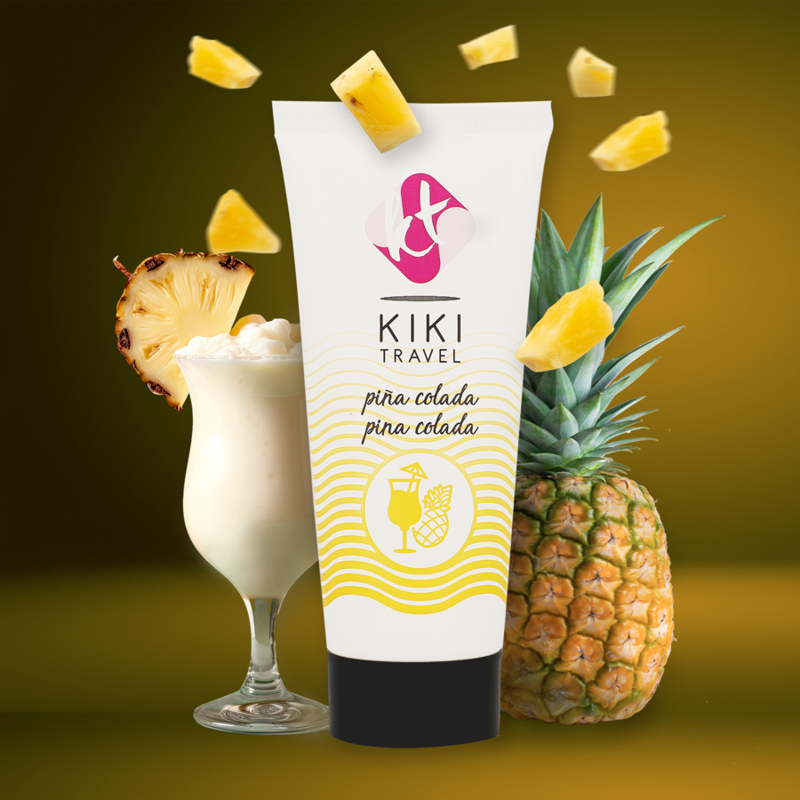 Comprar KIKÍ Travel Lubricante Sabor A Piña Colada 50 Ml – Tacto Sedoso Con Sabor Exótico Para Máximo Placer-Noxtic