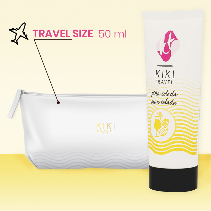 Comprar KIKÍ Travel Lubricante Sabor A Piña Colada 50 Ml – Tacto Sedoso Con Sabor Exótico Para Máximo Placer-Noxtic