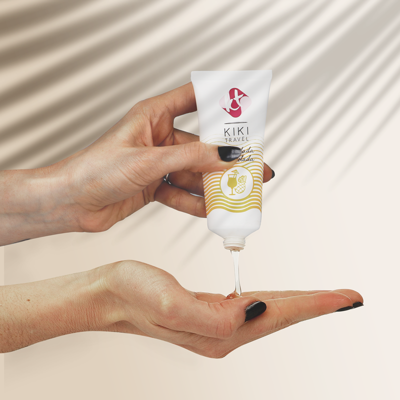 Comprar KIKÍ Travel Lubricante Sabor A Piña Colada 50 Ml – Tacto Sedoso Con Sabor Exótico Para Máximo Placer-Noxtic