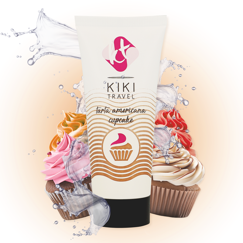 Comprar KIKÍ Travel Gel Deslizante Sabor Tarta Americana Cupcake 50 Ml – Lubricante A Base De Agua Para Sensación Sedosa-Noxtic