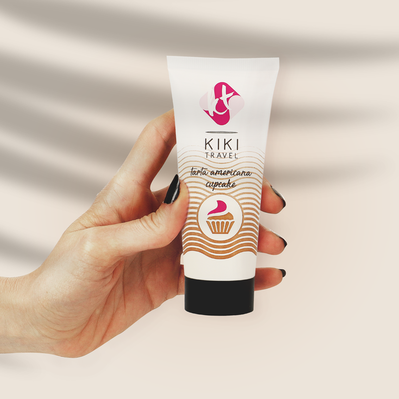 Comprar KIKÍ Travel Gel Deslizante Sabor Tarta Americana Cupcake 50 Ml – Lubricante A Base De Agua Para Sensación Sedosa-Noxtic