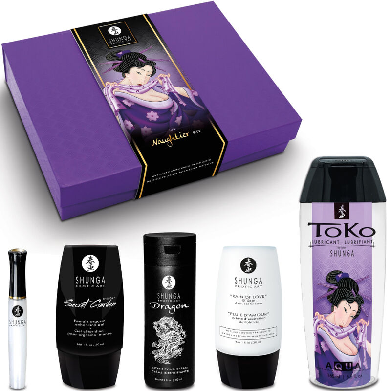 Comprar SHUNGA Naughtier Kit – Cosmética Íntima Para Explorar Placer Con Diseño Elegante-Noxtic
