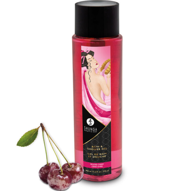 Comprar SHUNGA Gel De Baño Y Ducha Cereza 370 ML – Hidratación Con Aceites Naturales Para Un Ritual Sensorial-Noxtic