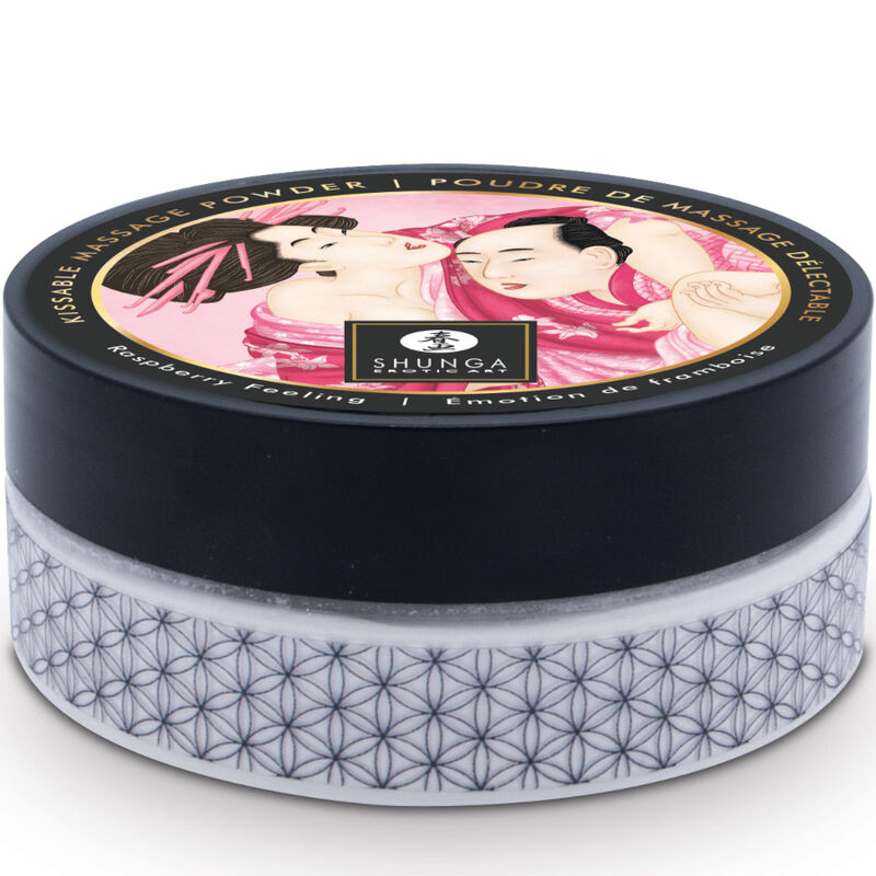 Comprar SHUNGA Kit Polvos De Masaje Comestible Frambuesa – Sabor Tropical Para Momentos Sensuales-Noxtic