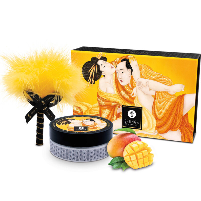 Comprar SHUNGA Kit Polvos De Masaje Comestible Mango – Experiencia Sensorial Deliciosa Para Momentos Cómplices-Noxtic
