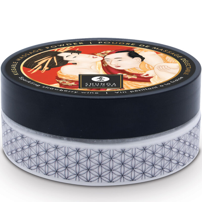 Comprar SHUNGA Kit Polvos De Masaje Comestible Fresa – Experiencia Sensorial Deliciosa Para Momentos Especiales-Noxtic
