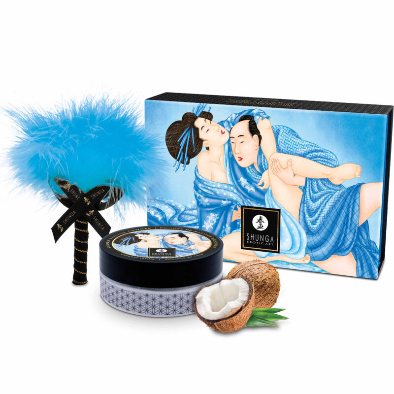 Comprar SHUNGA Kit Polvos De Masaje Comestible Coco – Sabor Delicioso Para Momentos Sensuales-Noxtic