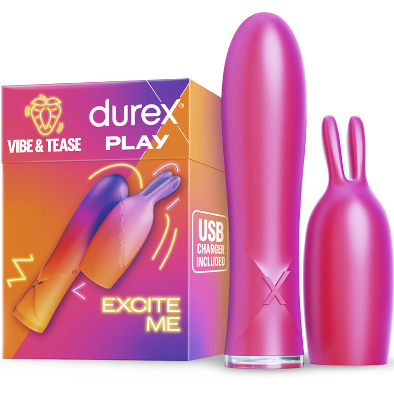 Comprar DUREX Vibe & Tease – Vibrador Recargable Con Punta Estimuladora Para Placer Intenso-Noxtic
