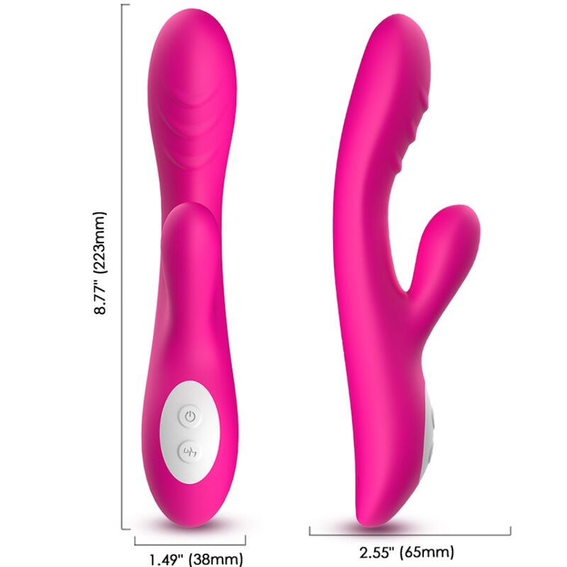 Comprar ARMONY Spark Vibrador Fucsia – Vibrador Recargable Con Efecto Calor Para Placer Intenso-Noxtic
