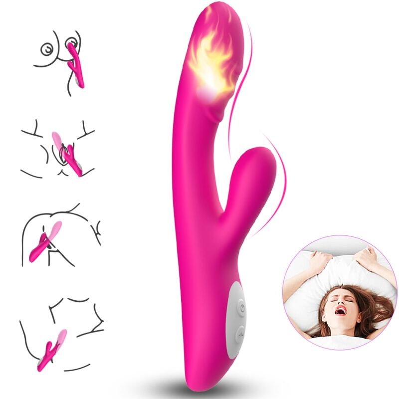 Comprar ARMONY Spark Vibrador Fucsia – Vibrador Recargable Con Efecto Calor Para Placer Intenso-Noxtic