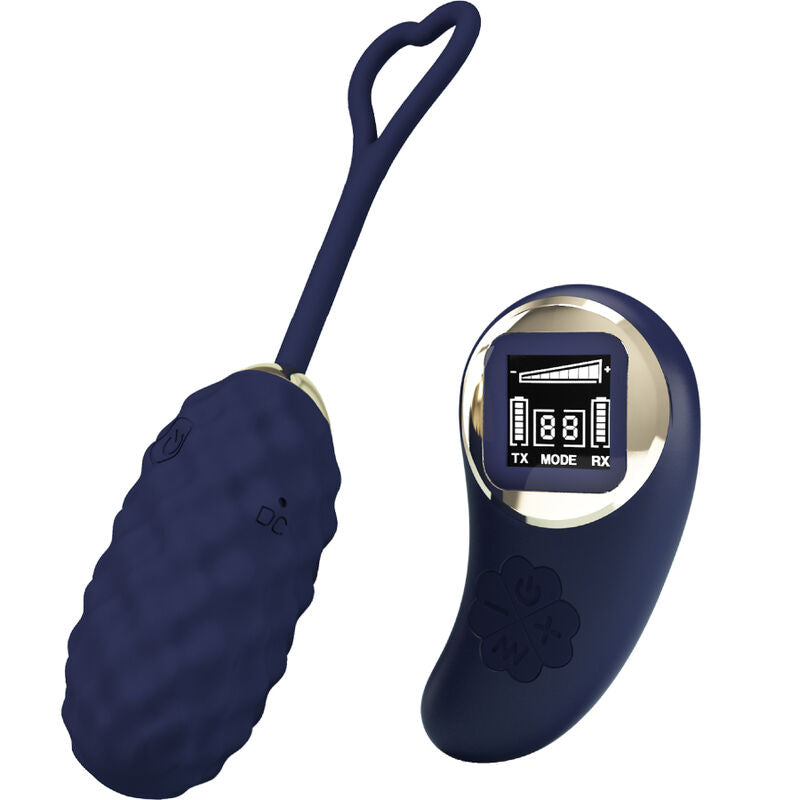 Comprar PRETTY LOVE Huevo Vibrador Control Remoto Azul – Silicona Médica Hipoalergénica Para Placer Seguro-Noxtic