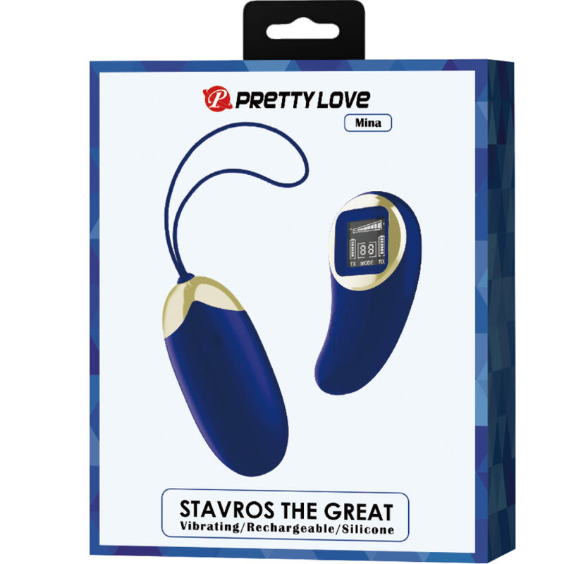 Comprar Pretty Love Mina Huevo Vibrador Azul – Juguete Con 10 Configuraciones De Vibración Para Placer Personalizado-Noxtic