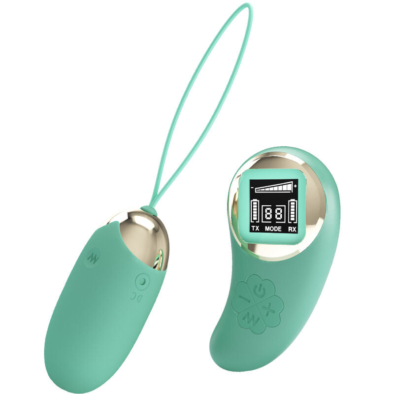 Comprar Pretty Love Mina Huevo Vibrador Control Remoto Verde – Juguete Erótico Discreto Con Diseño Elegante-Noxtic