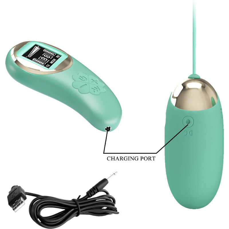 Comprar Pretty Love Mina Huevo Vibrador Control Remoto Verde – Juguete Erótico Discreto Con Diseño Elegante-Noxtic
