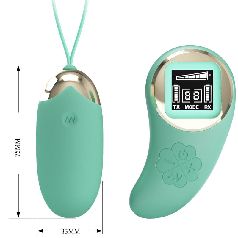 Comprar Pretty Love Mina Huevo Vibrador Control Remoto Verde – Juguete Erótico Discreto Con Diseño Elegante-Noxtic