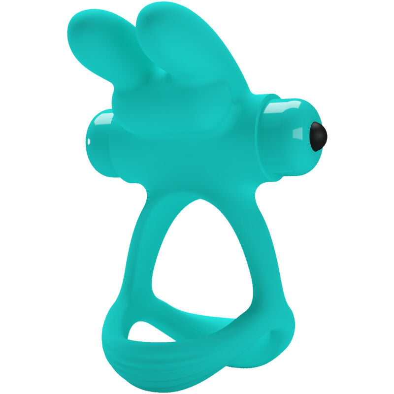Comprar PRETTY LOVE Dante Anillo Vibrador Rabbit Verde – Diseño Ergonómico Para Conexión Intensa Con Tu Pareja-Noxtic