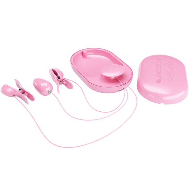 Comprar Pretty Love Surprise Box Pinzas Electro Estimulación Rosa – Estimulación Sensorial Con Estilo Elegante-Noxtic