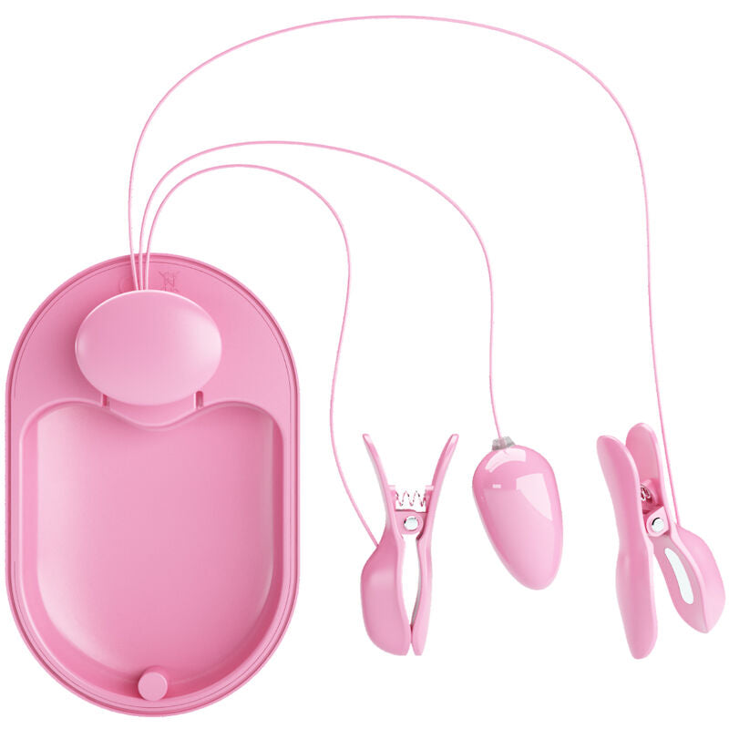 Comprar Pretty Love Surprise Box Pinzas Electro Estimulación Rosa – Estimulación Sensorial Con Estilo Elegante-Noxtic