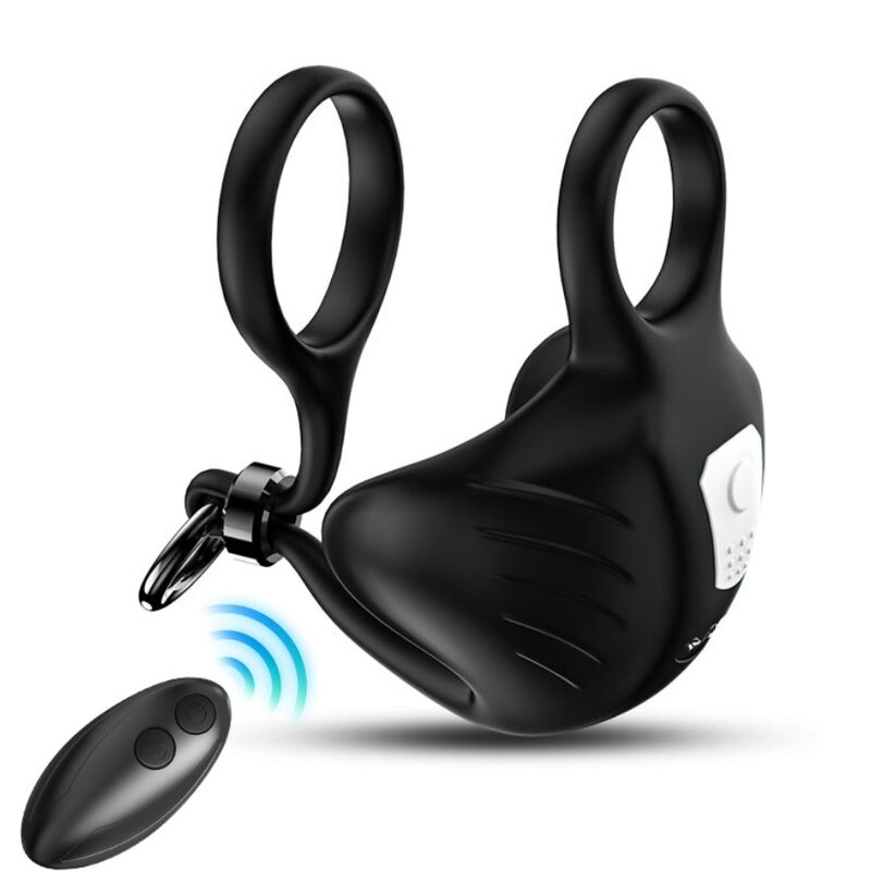 Comprar ARMONY Anillo Vibrador Con Control Remoto Negro – 9 Modos De Vibración Para Placer Personalizable-Noxtic