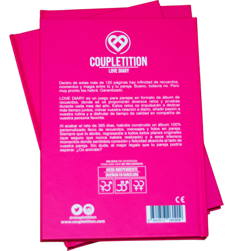 Comprar COUPLETITION Love Diary – Álbum Elegante Para Explorar Recuerdos Y Deseos En Pareja-Noxtic