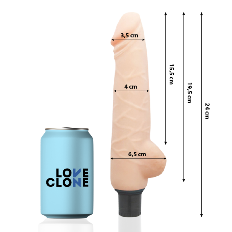 Comprar LOVECLONE Vibrador Realístico 24 CM – Tecnología De Autolubricación Para Uso Sencillo-Noxtic