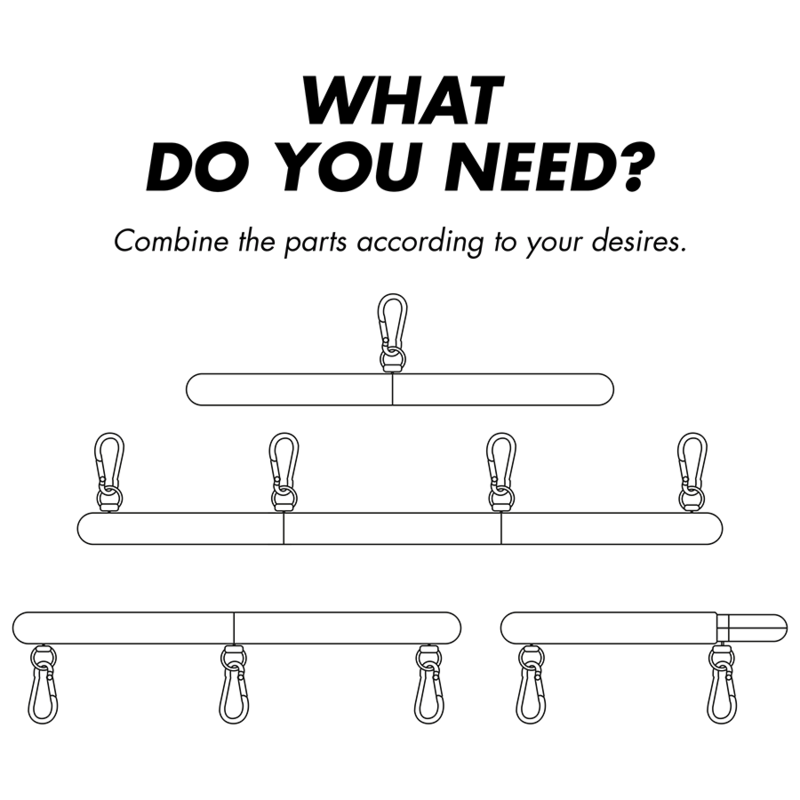 Comprar FETISH Submissive Barra Separadora Ajustable – Diseño Modular Para Exploración Segura y Elegante-Noxtic