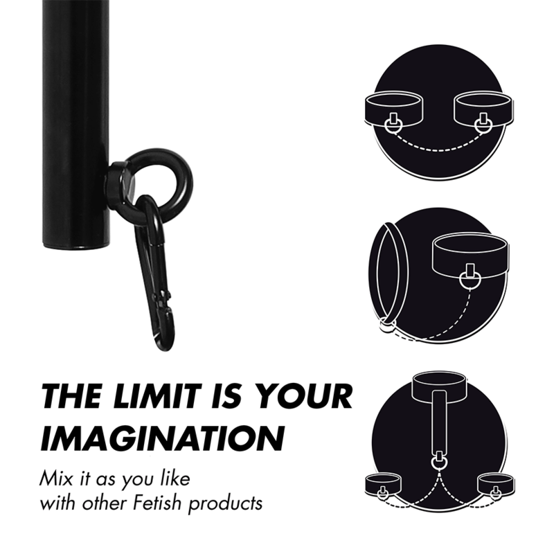 Comprar FETISH Submissive Barra Separadora Ajustable – Diseño Modular Para Exploración Segura y Elegante-Noxtic