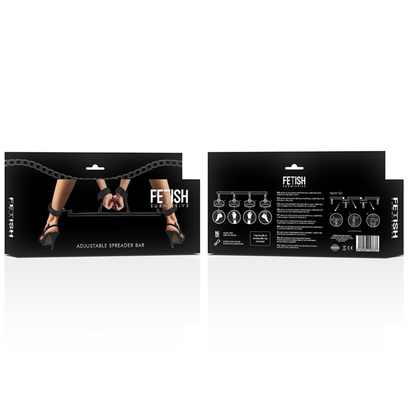 Comprar FETISH Submissive Barra Separadora Ajustable – Diseño Modular Para Exploración Segura y Elegante-Noxtic