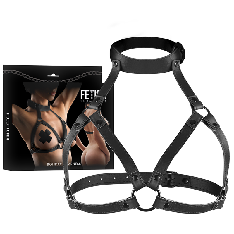 Comprar FETISH Submissive Arnés Ajustable Para Pecho – Diseño Elegante Con Comodidad Y Libertad Sensorial-Noxtic