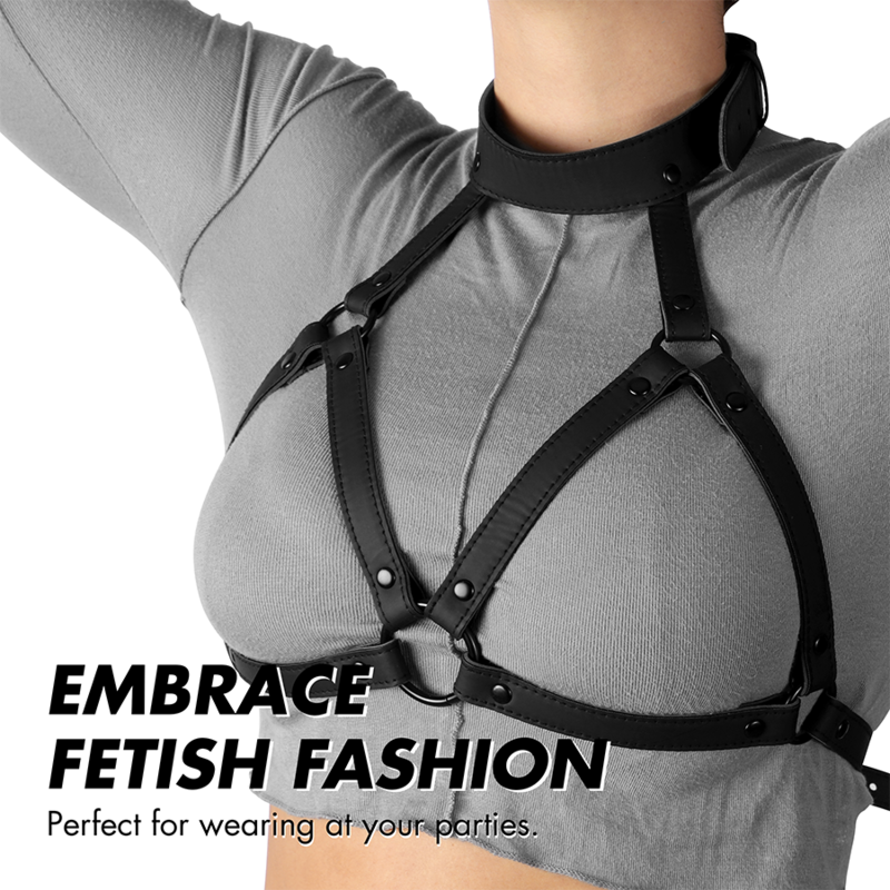 Comprar FETISH Submissive Arnés Ajustable Para Pecho – Diseño Elegante Con Comodidad Y Libertad Sensorial-Noxtic