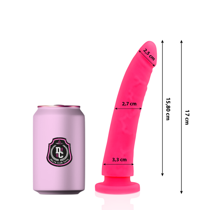 Comprar DELTA CLUB Dildo Realista Rosa – Silicona Médica Para Exploración Confortable-Noxtic