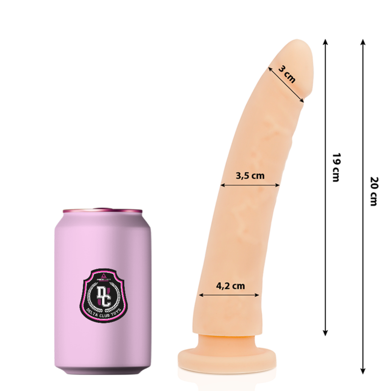 Comprar DELTA CLUB Dildo Realista Natural Silicona Médica 20 CM – Experiencia Placentera Con Material De Alta Calidad-Noxtic