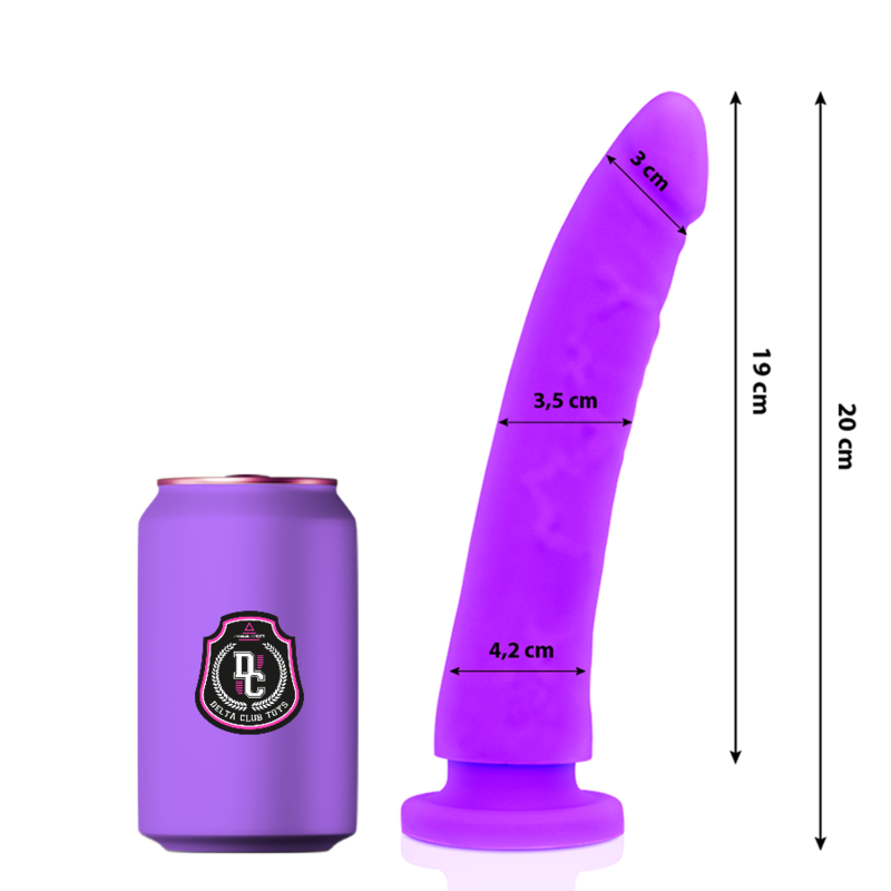 Comprar DELTA CLUB Dildo Realista Lila – Silicona Médica De Alta Calidad Para Placer Seguro-Noxtic