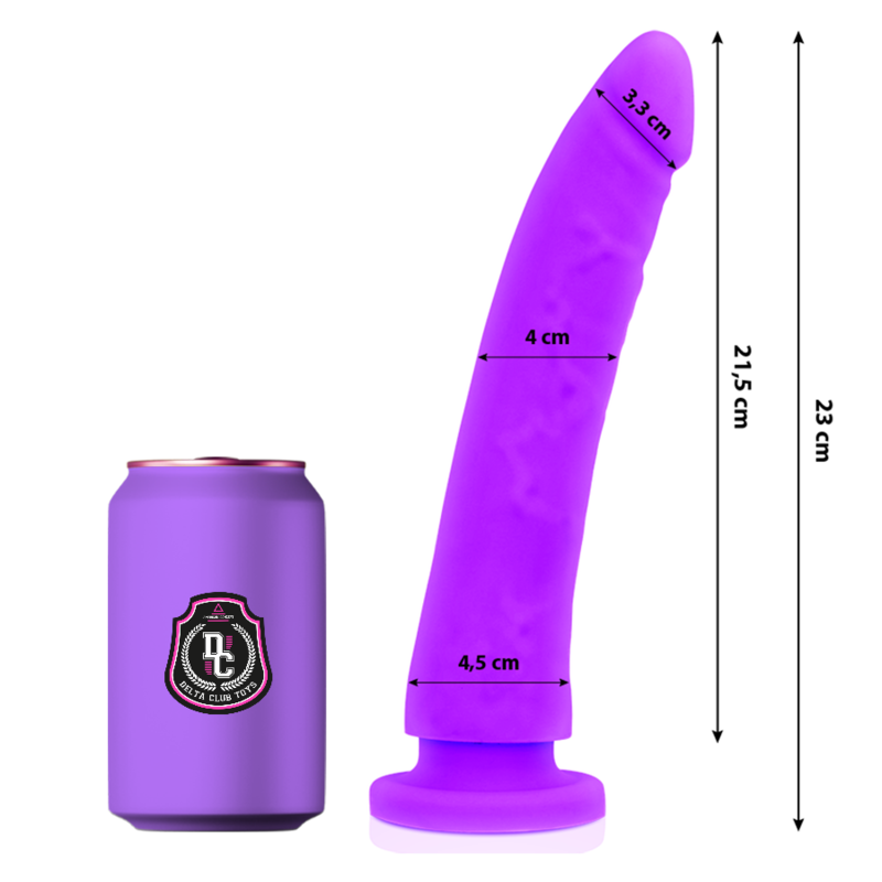 Comprar DELTA CLUB Dildo Realista Lila – Silicona Médica De Alta Calidad Para Placer Seguro-Noxtic