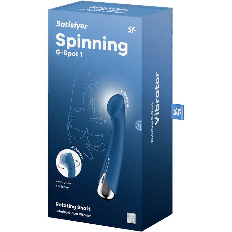Satisfyer Spinning G-Sport 1 Rosso – Vibratore rotante con design ergonomico per un comfort ottimale