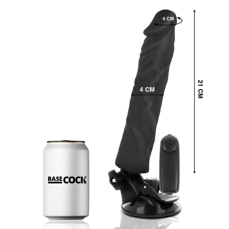 BASECOCK Vibrador Realístico Con Control Remoto – Diseño Natural Para Placer Personalizado