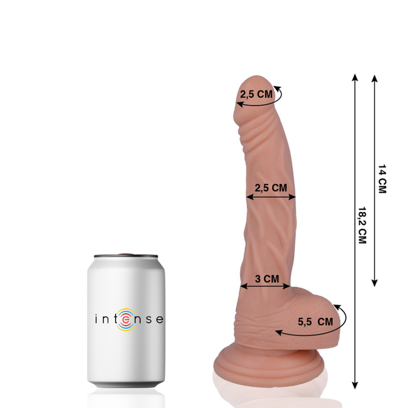 Comprar MR INTENSE Dildo Realista 18.2 CM – Tacto Suave Con Formas Naturales Para Uso Versátil-Noxtic