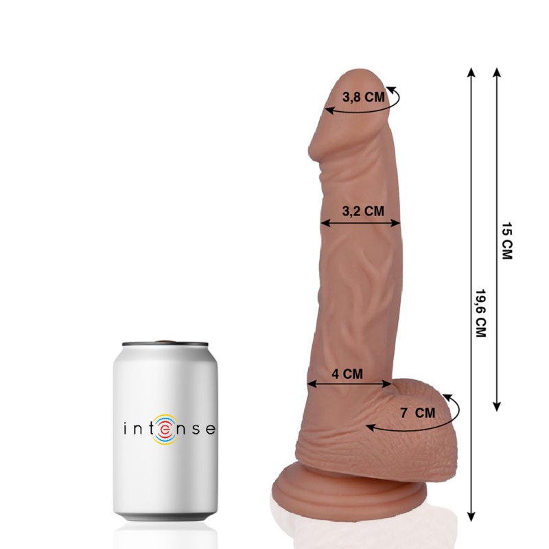 Comprar MR Intense Dildo Realista 19.6 Cm – Tacto Suave Y Sedoso Para Uso Confortable-Noxtic