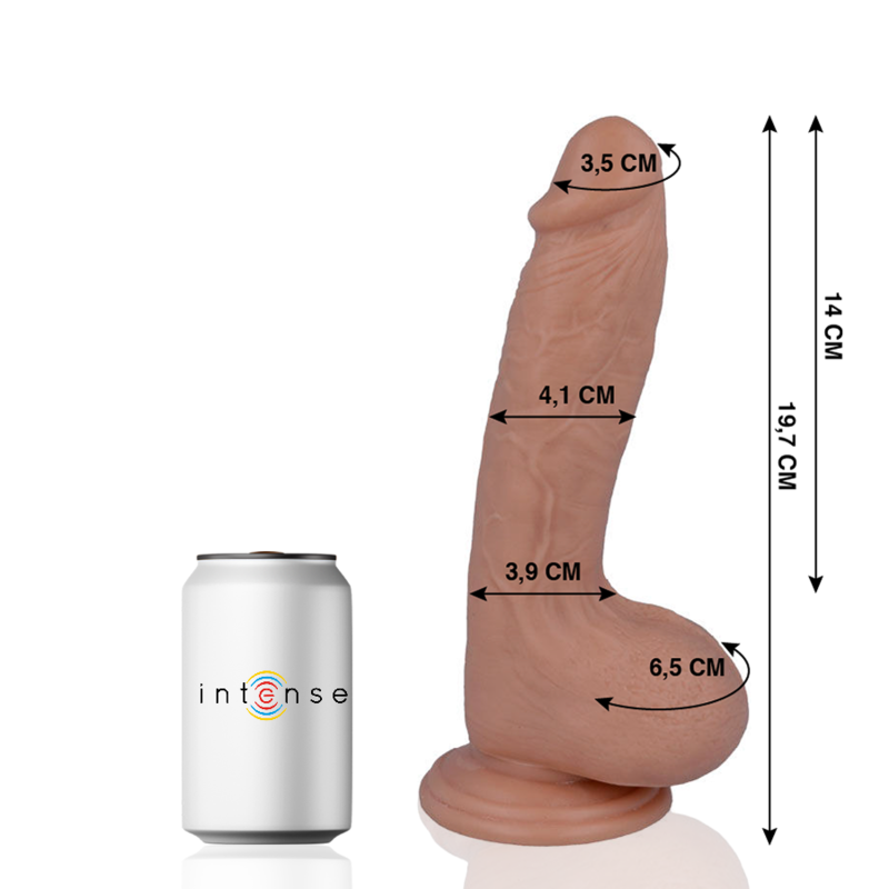 Comprar MR Intense Dildo Realista 19.7 CM – Tacto Suave Con Diseño Natural Para Placer Verdadero-Noxtic