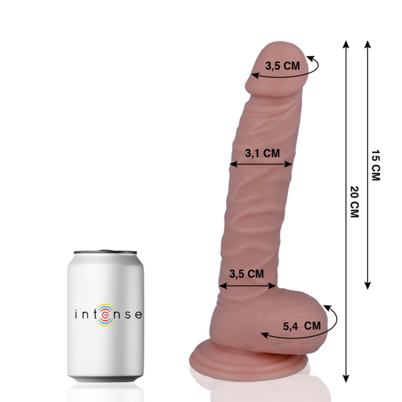 Comprar MR INTENSE Dildo Realista 20 Cm – Tacto Suave Con Diseño Natural Para Uso Placentero-Noxtic