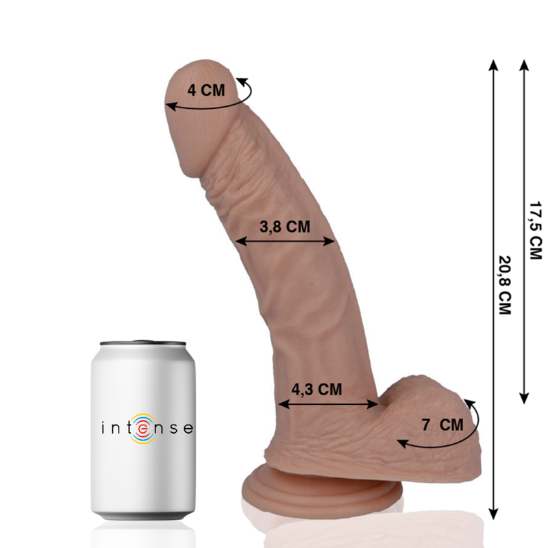 Comprar MR Intense Dildo Realista 20.8 Cm – Diseño Suave Para Experiencia Sensorial Auténtica-Noxtic