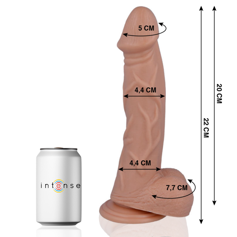 Comprar MR Intense Dildo Realista 22 CM – Textura Suave Para Placer Intimo-Noxtic