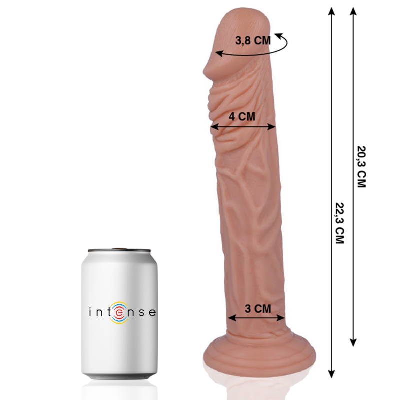 Comprar MR Intense Dildo Realista 22.3 Cm – Acabado Suave Para Placer Confiable-Noxtic