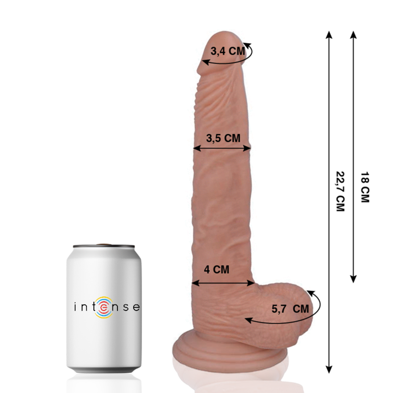 Comprar MR Intense Dildo Realista 22.7 Cm – Diseño Auténtico Para Experiencias Sensacionales-Noxtic