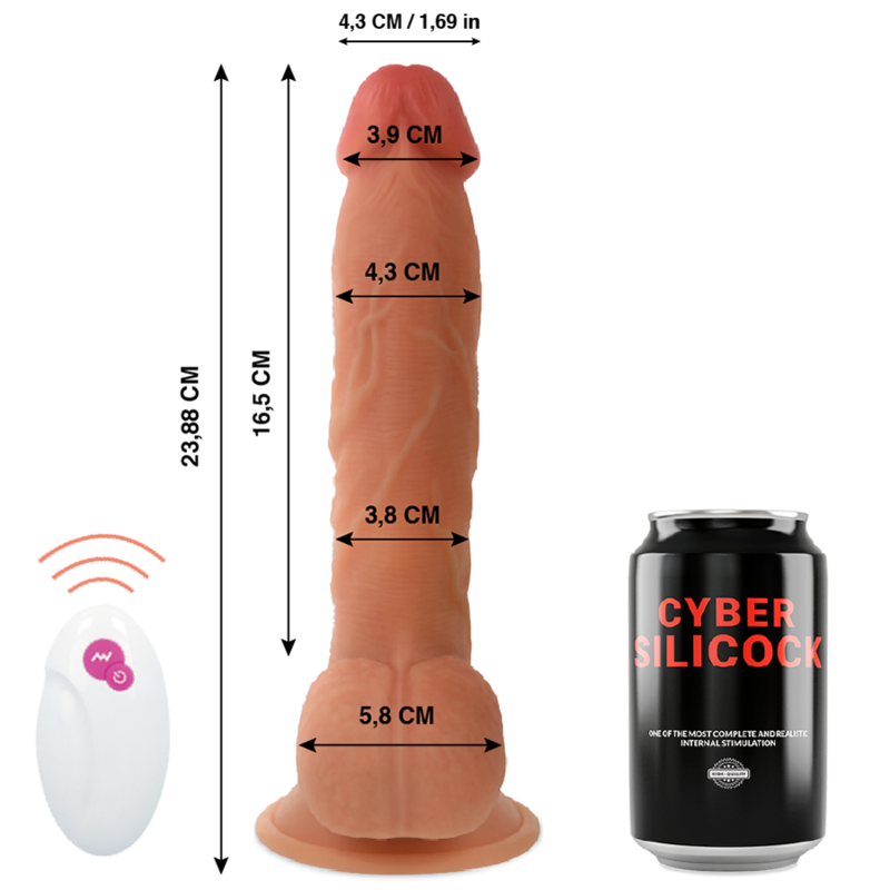 Comprar CYBER Silicock Control Remoto – Juguete Erótico Realista Con Silicona Médica Para Placer Intenso-Noxtic