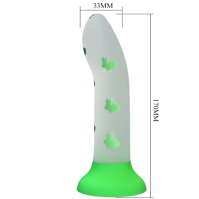 Comprar PRETTY LOVE Magical Nightfall Dildo Verde – Silicona De Alta Calidad Con Efecto Luminoso Para Diversión En La Oscuridad-Noxtic