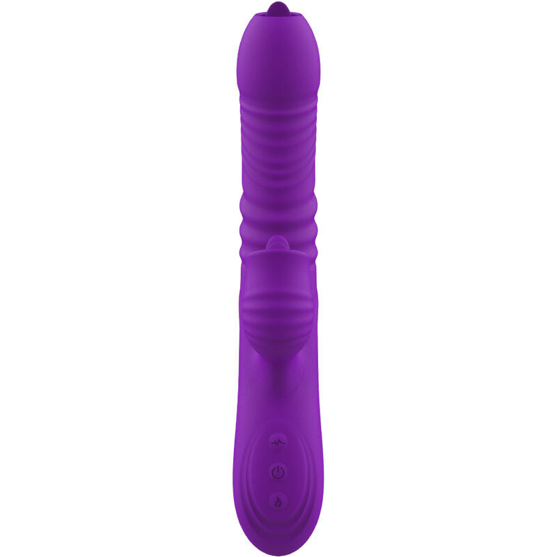 Armony Vibrador Rabbit Con Lengua Estimuladora – Diseño Elegante Con Efecto Calor Para Placer Único