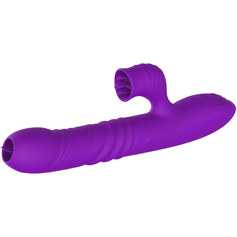 Comprar Armony Vibrador Rabbit Con Lengua Estimuladora – Diseño Elegante Con Efecto Calor Para Placer Único-Noxtic