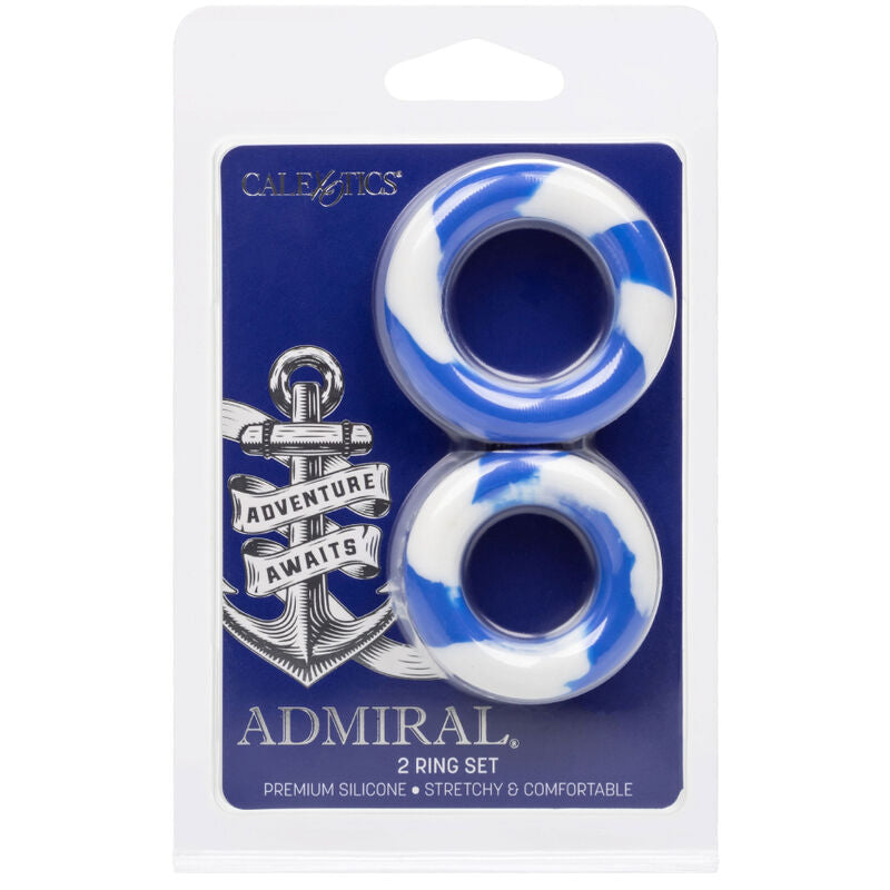 Comprar CALEXOTICS Admiral Set 2 Anillos – Silicona Médica Para Mejora Del Placer Intimo-Noxtic