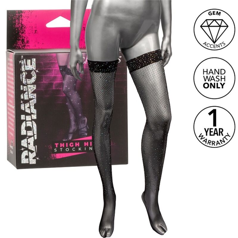 Comprar CALEXOTICS Medias Hasta El Muslo Radiance – Diseño Seductor Para Realzar Tu Estilo-Noxtic
